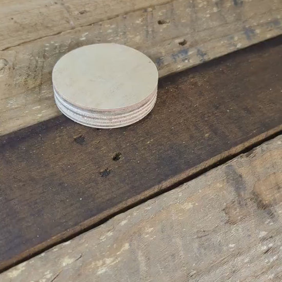 5 Pack - 3" Baltic Birch Wood Circle