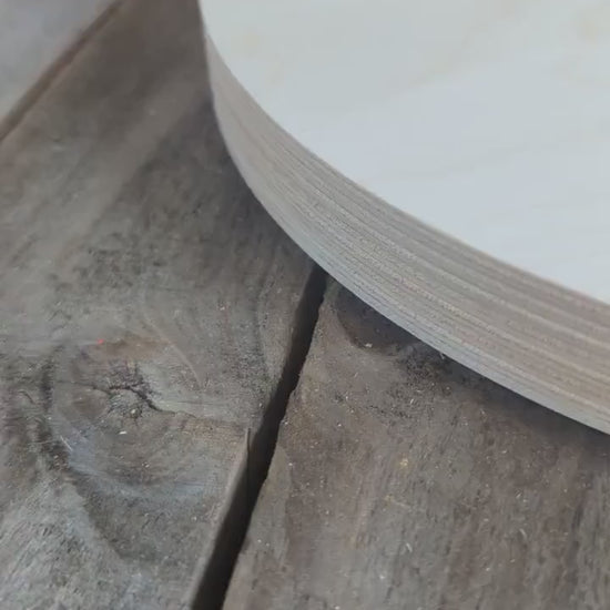 12" Baltic Birch Wood Circle, Unfinished Plaque, DIY Craft Supply