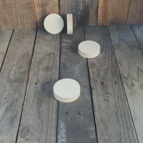 5 Pack - 2.75" Baltic Birch Wood Circle