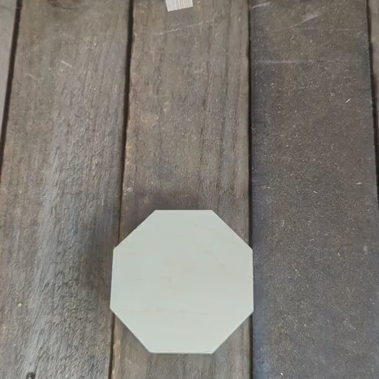 5 Pack - 3.5" Baltic Birch Wood Octagon
