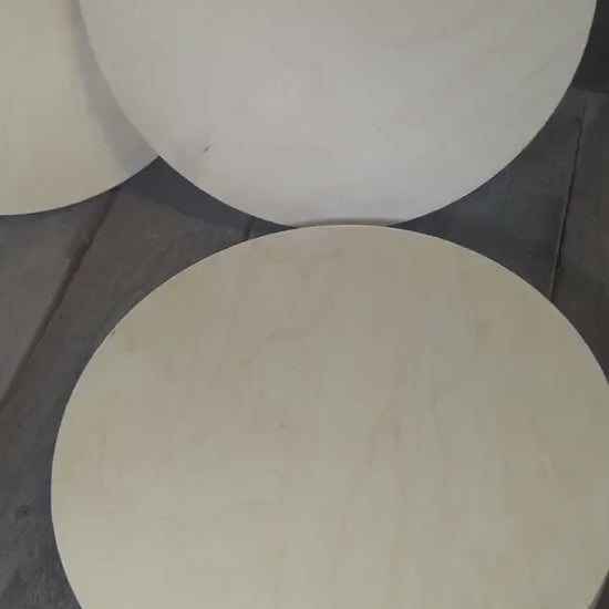 10.25" Baltic Birch Wood Circle, Unfinished Craft Supply