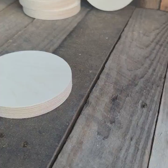 4.75" Baltic Birch Wood Circle, DIY Craft Supplies