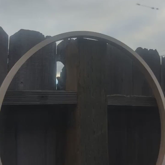 20" Baltic Birch Wood Donut Ring, 19" Center Hole, DIY Craft Supply